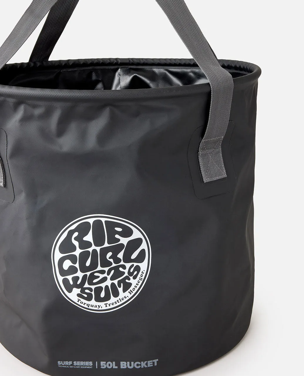 Surf Series 50L Bucket Bag - Black/Grey