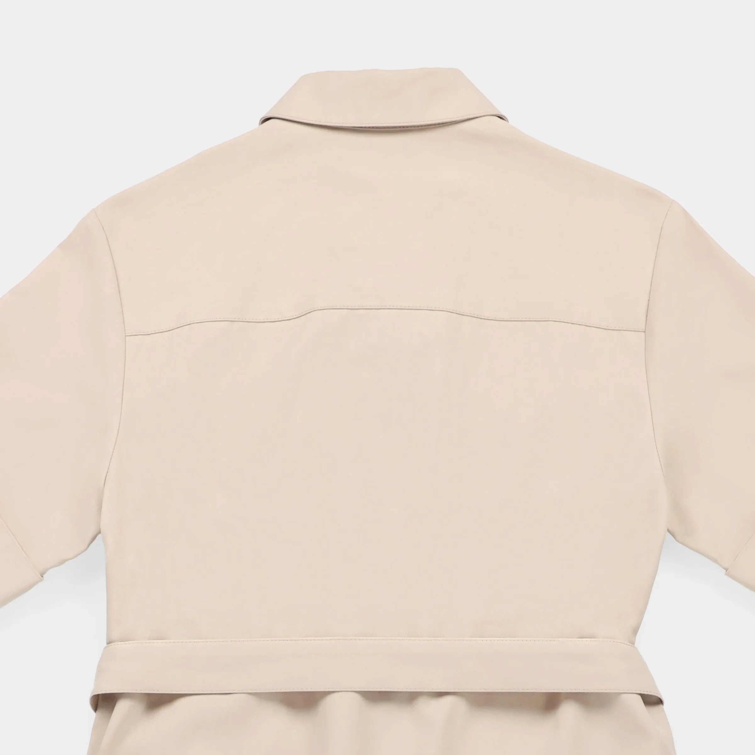 Tencel Cotton Safari Midi Dress