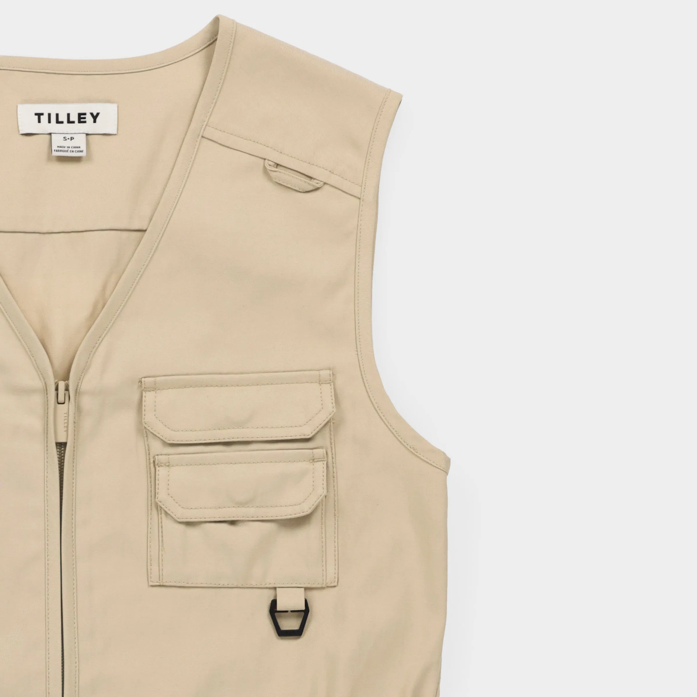 Tencel Cotton Safari Vest Dress