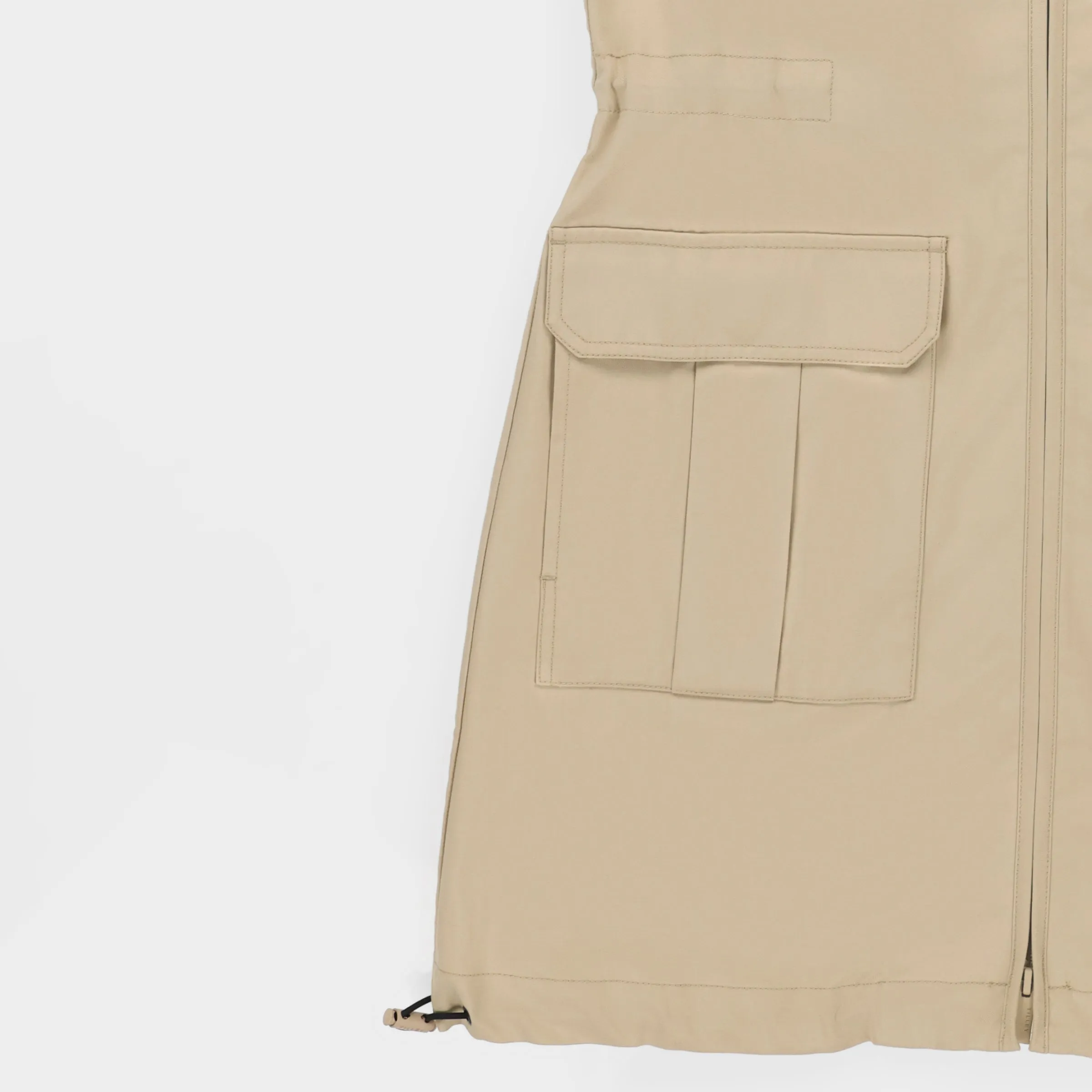Tencel Cotton Safari Vest Dress