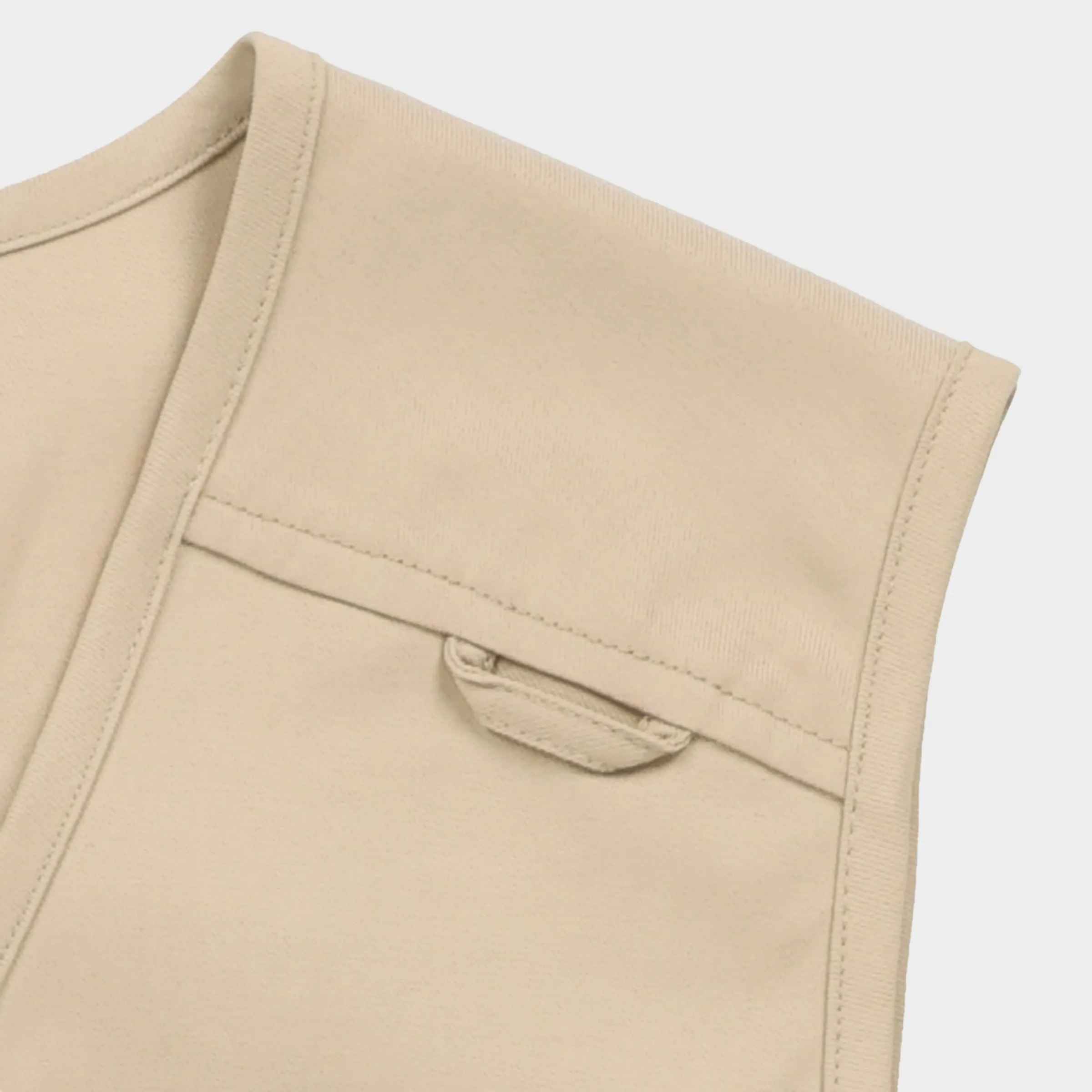 Tencel Cotton Safari Vest Dress