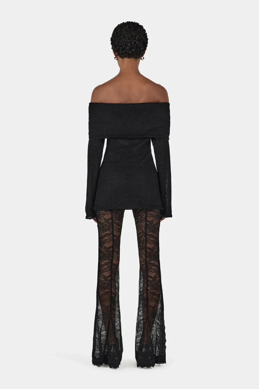 Tozzi Knit Top Black