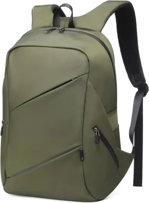 Travel Laptop Backpack, Anti-Theft Carry On Backpack Professional, TSA-Approved Water-Resistant Rucksack for Work Men Women Fits 16 Inch Notebook, Green