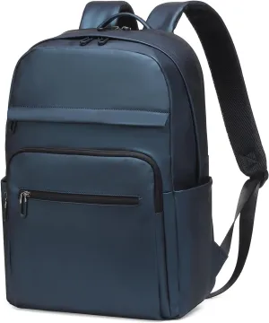 Travel Laptop Backpack, Anti-Theft Carry On Backpack, TSA-Approved Water-Resistant Rucksack for Work Men Women Fits 16 Inch Notebook, Blue