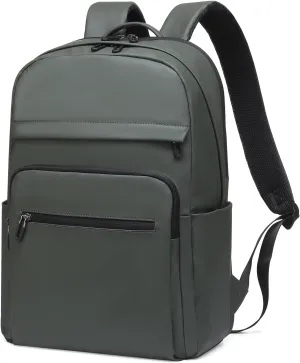 Travel Laptop Backpack, Anti-Theft Carry On Backpack, TSA-Approved Water-Resistant Rucksack for Work Men Women Fits 16 Inch Notebook, Green