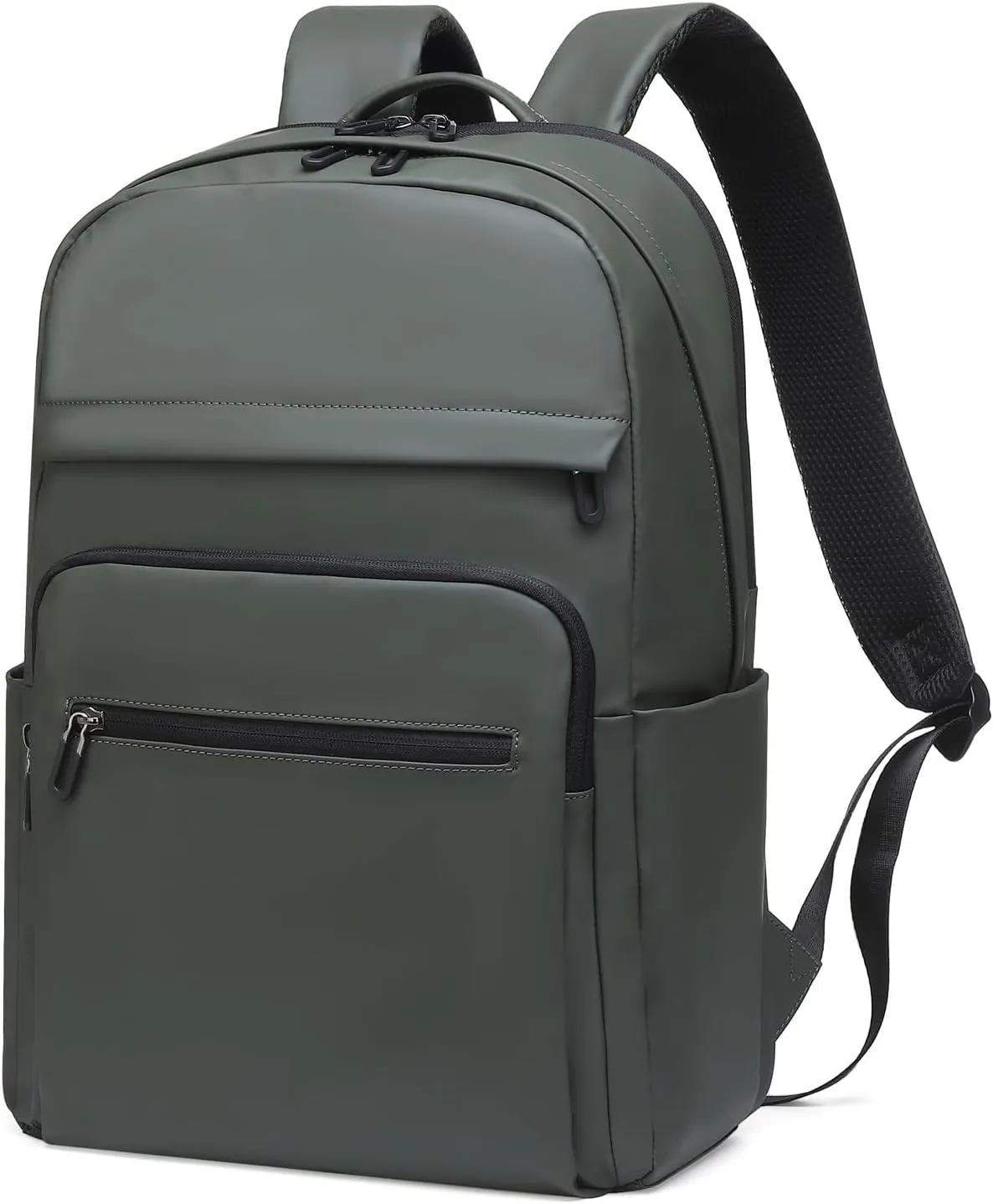 Travel Laptop Backpack, Anti-Theft Carry On Backpack, TSA-Approved Water-Resistant Rucksack for Work Men Women Fits 16 Inch Notebook, Green