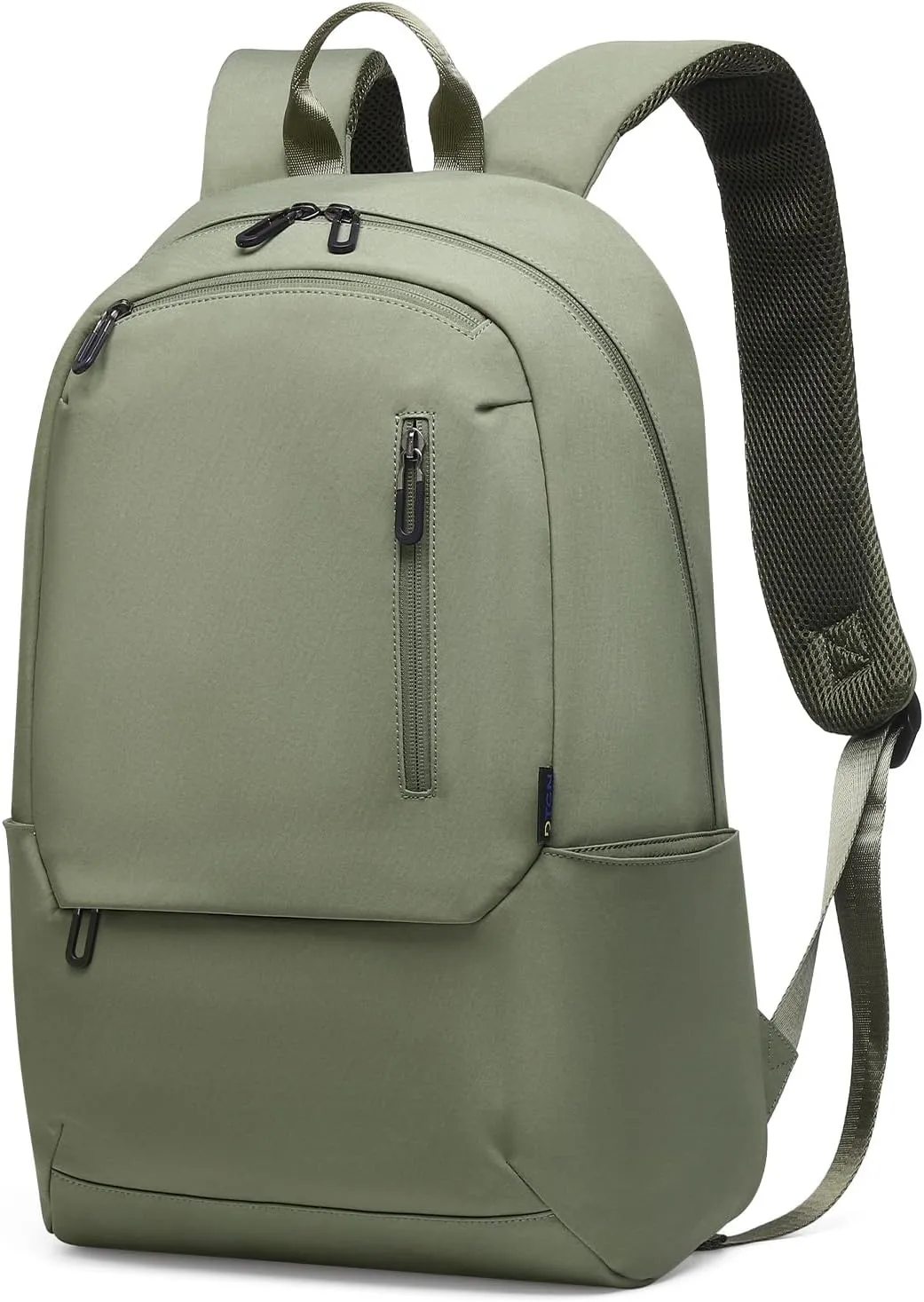 Travel Laptop Backpack, Carry On Backpack, TSA-Approved Water-Resistant Rucksack Nylon for Work Men Women Fits 16 Inch Notebook, Green
