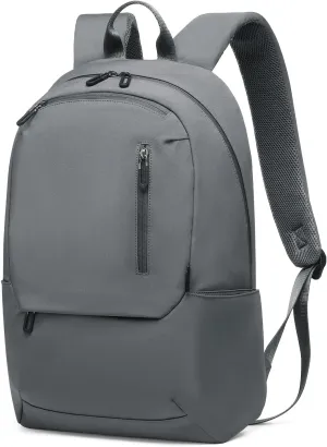 Travel Laptop Backpack, Carry On Backpack, TSA-Approved Water-Resistant Rucksack Nylon for Work Men Women Fits 16 Inch Notebook, Grey