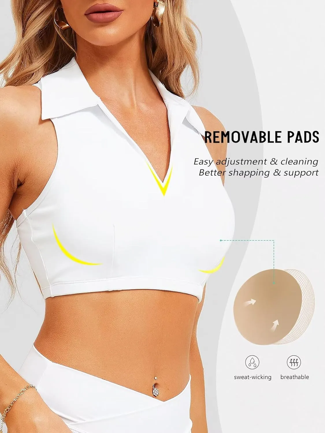 TZLDN Tennis Outfits Women Mini Skirt Sets 2 Piece Skorts High Waisted Golf Athletic Polo Tank Crop Tops Workout Clothes