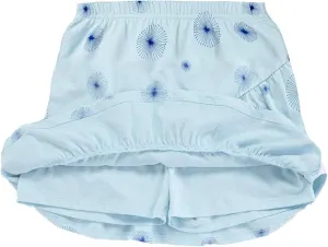 UNACOO 2 Packs 100% Cotton Tiered Ruffle Skirt with Elastic Waistband for Girls