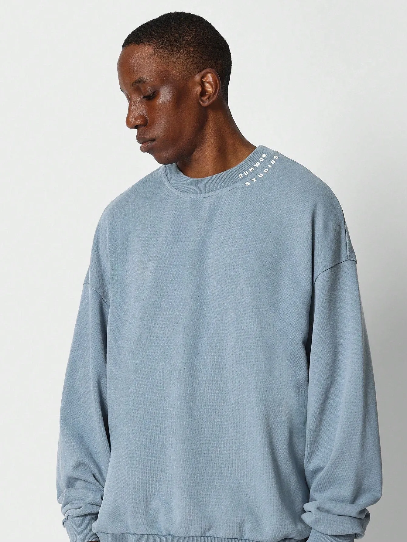 Washed Crew Neck Sweatshirt