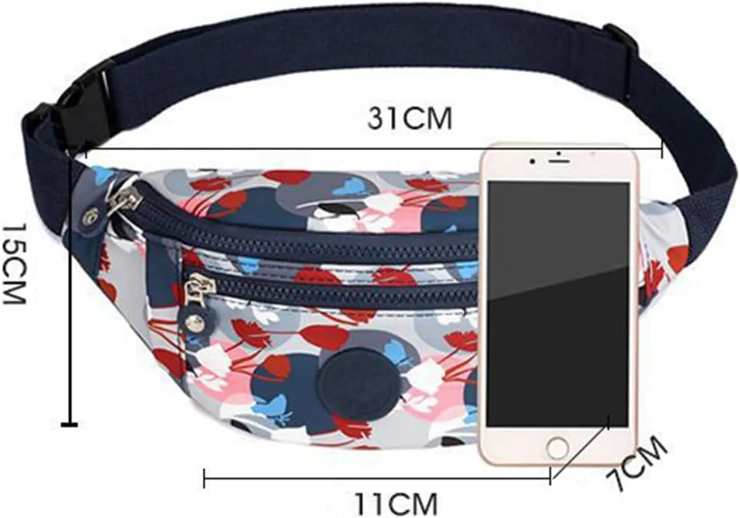 Women Waist Belt Bag Purse Hip Pouch Travel Sport Bum, Fashion Waist Belt Pack Bags Crossbody Pouch Money Shoulder Purse (F)