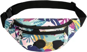 Women Waist Belt Bag Purse Hip Pouch Travel Sport Bum, Fashion Waist Belt Pack Bags Crossbody Pouch Money Shoulder Purse (F)