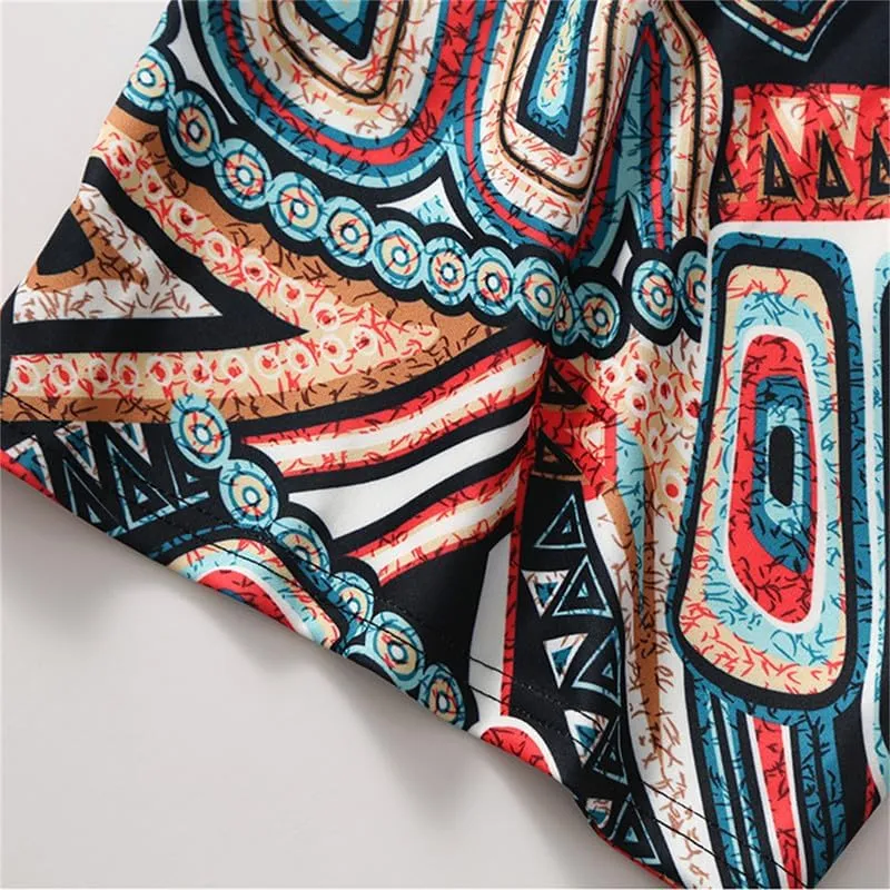 Women's Casual Knee Length Skorts Skirts Marble Print High Waist Hip Wrap Split Long Skirt for Women