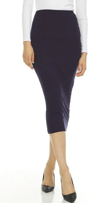Women's High Waist Slim Midi Maxi Skirt BKJH007