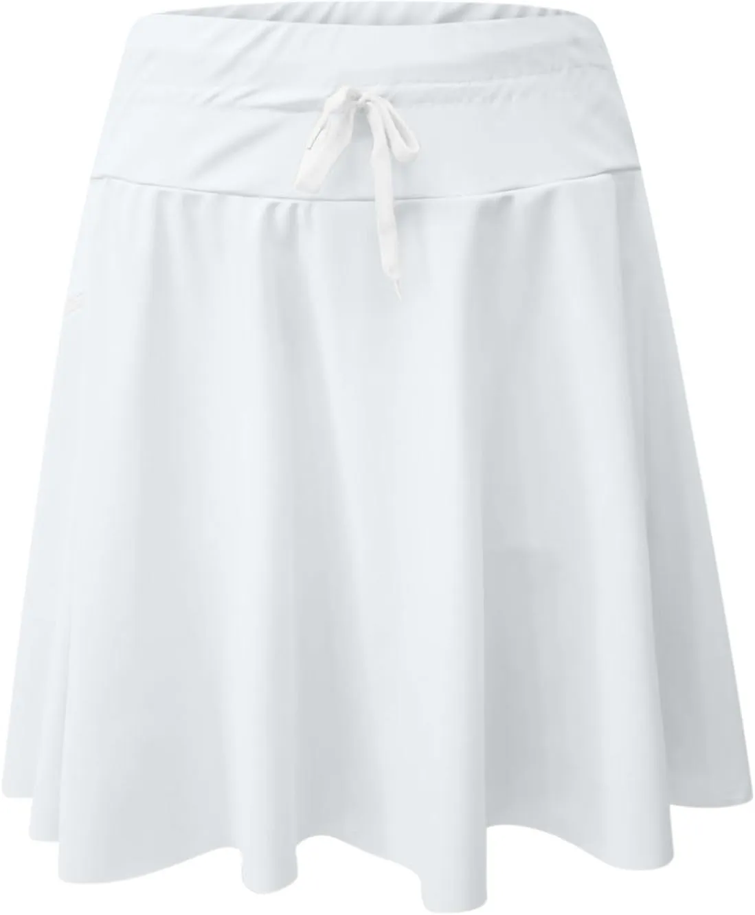 Women's High Waisted 15'' Swim Skirt Boxer Liner Quick Dry Bathing Suit Tankini Swimsuit Bottoms with Zipper Pocket