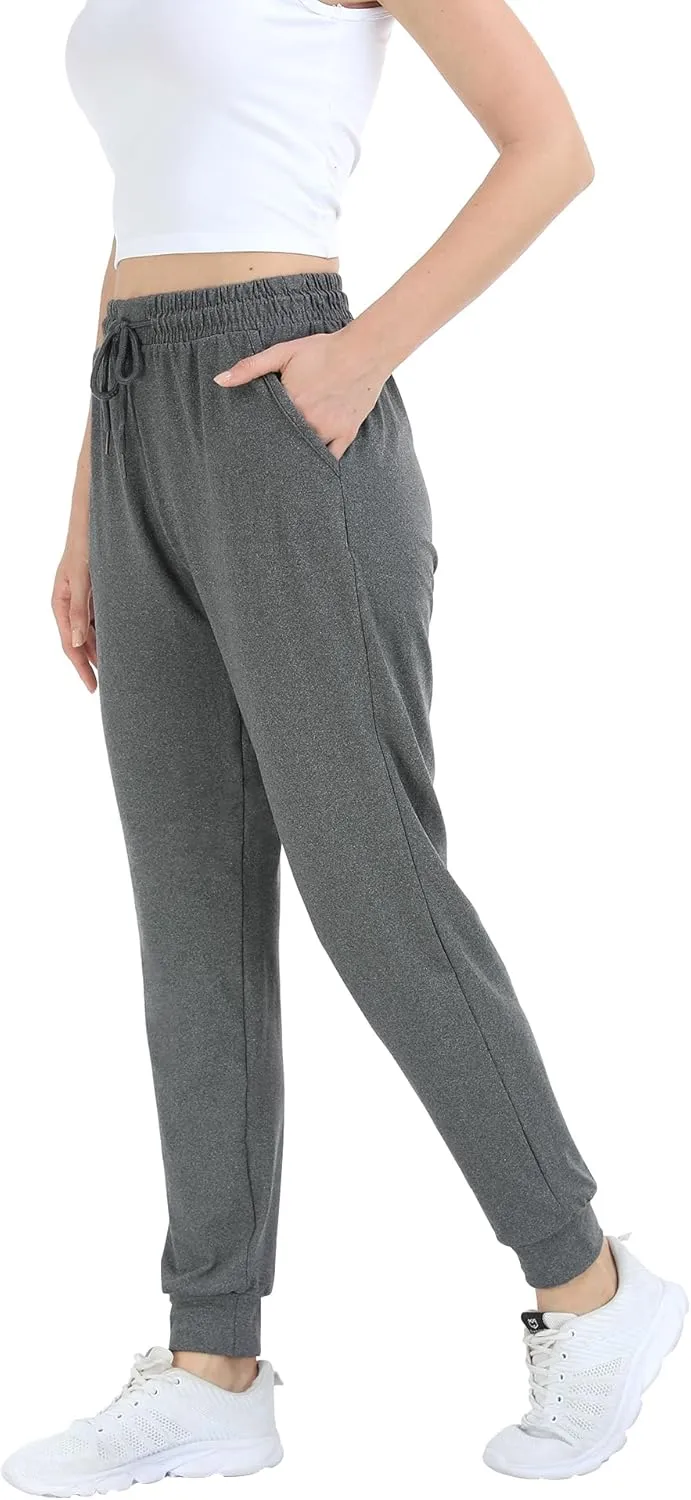 Women's Joggers with Pockets,Women Sweatpants for Loung Yoga Workout Running Casual Pants 3PACK