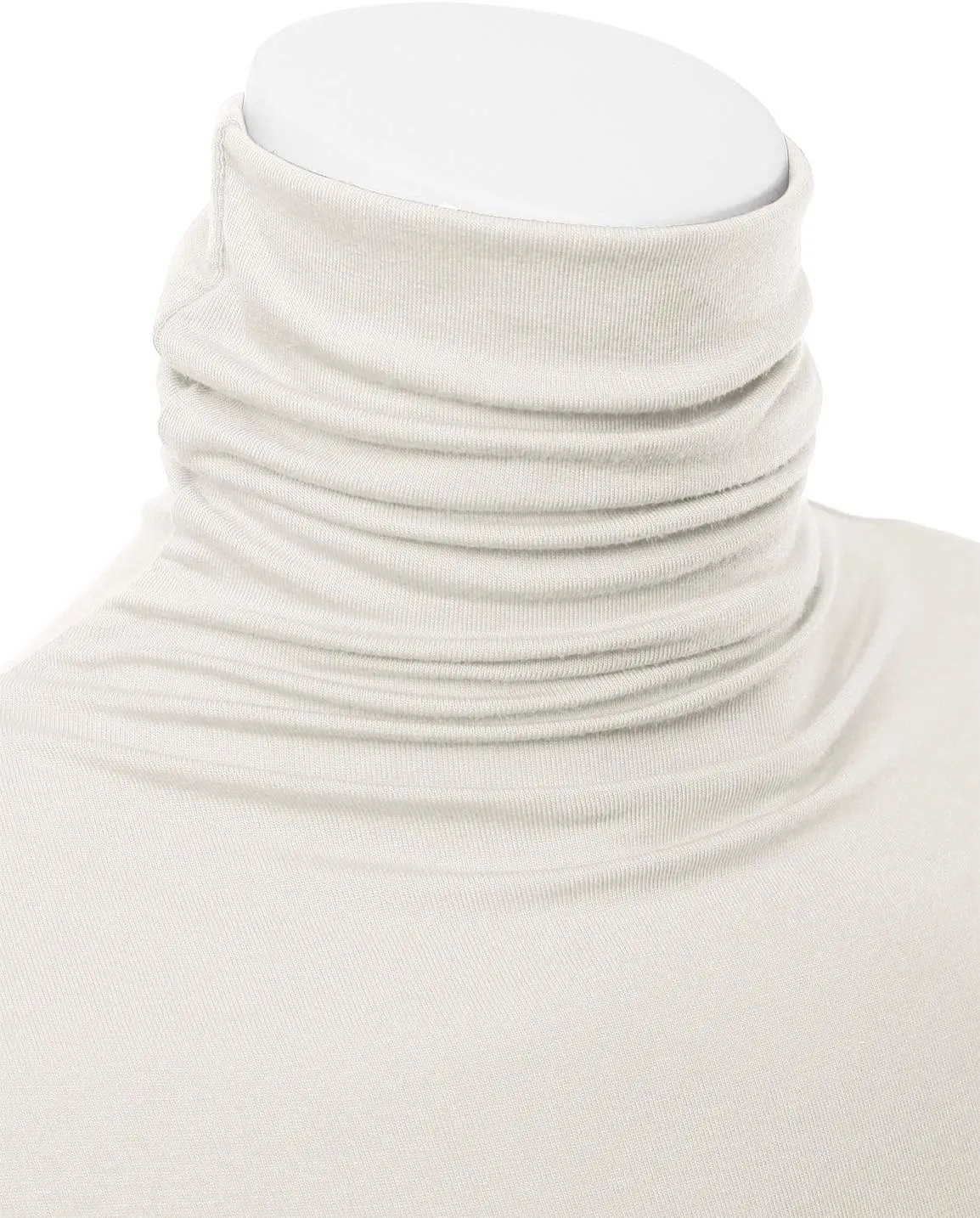 Womens Premium Long Sleeve Turtleneck Lightweight Pullover Top Sweater (S-3X, Made in USA)