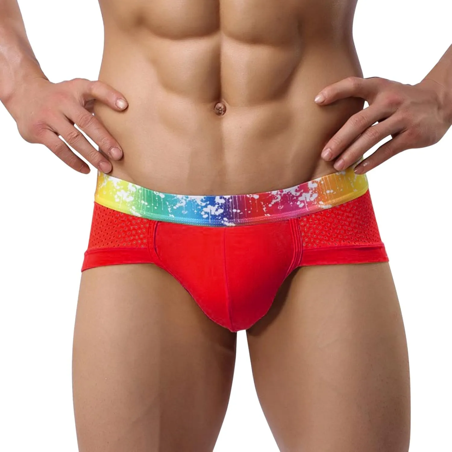 Wool Underwear Mens Boxer Briefs Mens Silk Underwear Boxer Briefs Calzones Sexis para Hombre Waistband Boxer Briefs