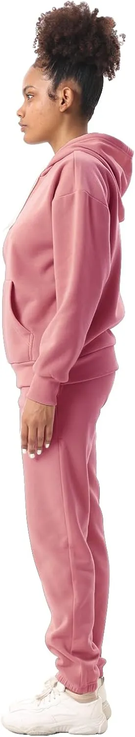 Yasumond Women's Two Piece Outfits Sweatsuit Set Jogging Track Suits Zipper Hoodies & Sweatpants