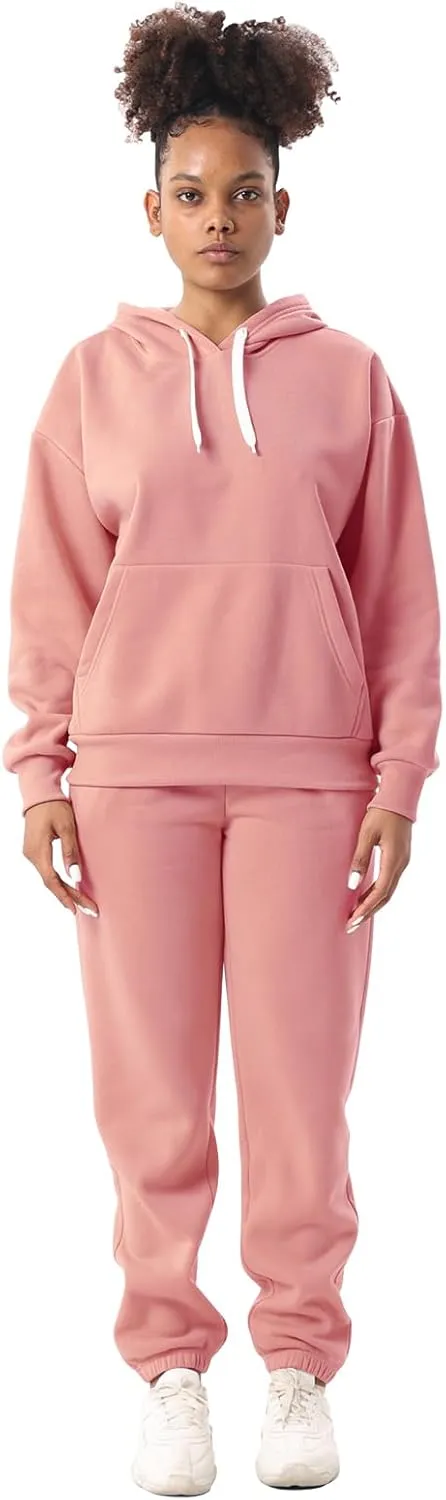 Yasumond Women's Two Piece Outfits Sweatsuit Set Jogging Track Suits Zipper Hoodies & Sweatpants