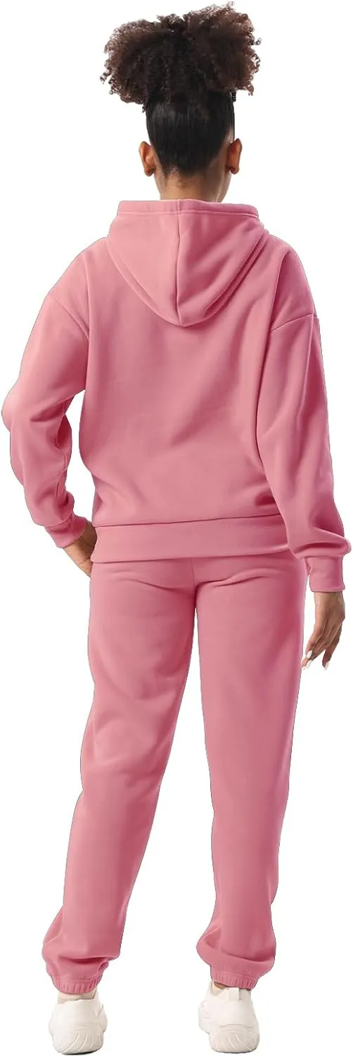 Yasumond Women's Two Piece Outfits Sweatsuit Set Jogging Track Suits Zipper Hoodies & Sweatpants