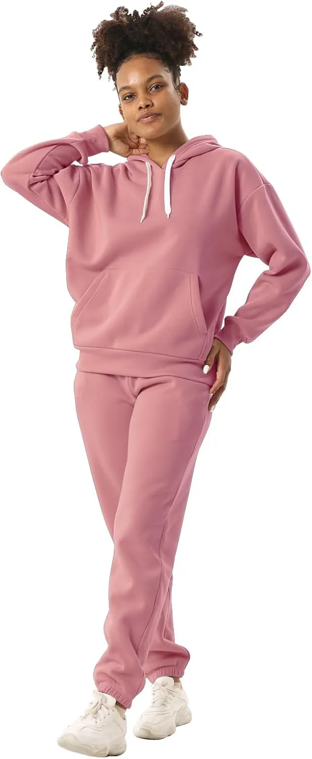 Yasumond Women's Two Piece Outfits Sweatsuit Set Jogging Track Suits Zipper Hoodies & Sweatpants