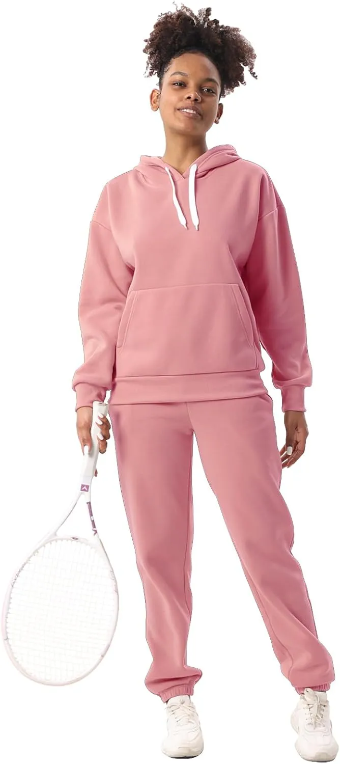 Yasumond Women's Two Piece Outfits Sweatsuit Set Jogging Track Suits Zipper Hoodies & Sweatpants