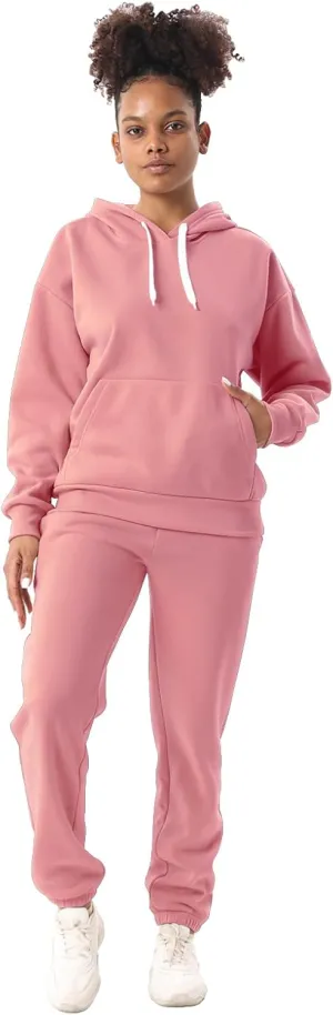 Yasumond Women's Two Piece Outfits Sweatsuit Set Jogging Track Suits Zipper Hoodies & Sweatpants