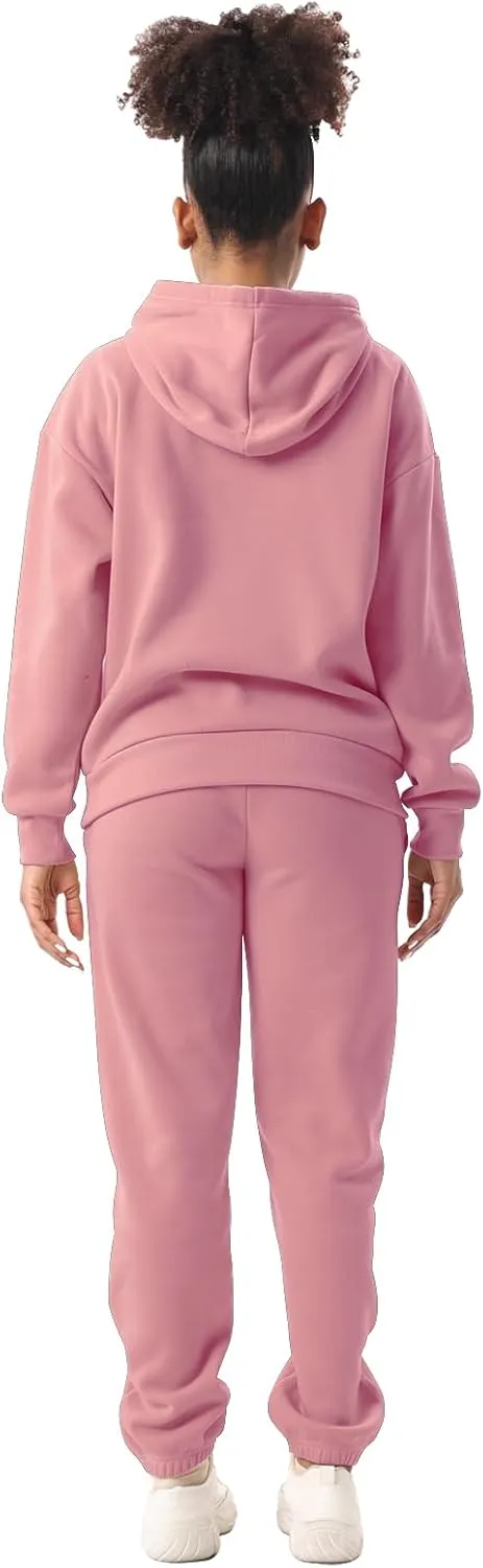 Yasumond Women's Two Piece Outfits Sweatsuit Set Jogging Track Suits Zipper Hoodies & Sweatpants