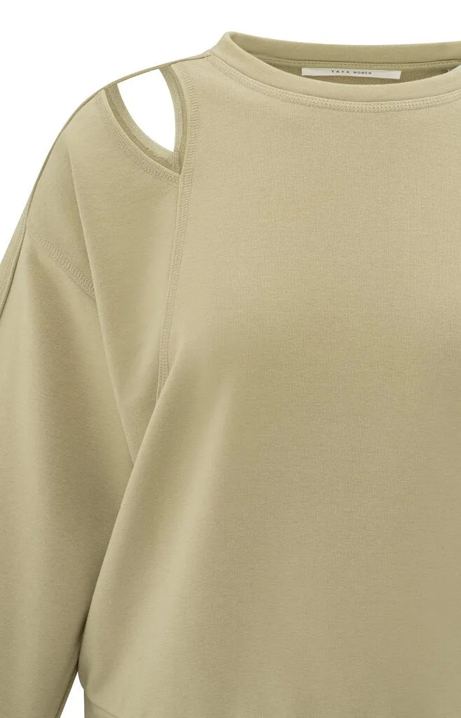 YAYA - Sweater Constructed Safari