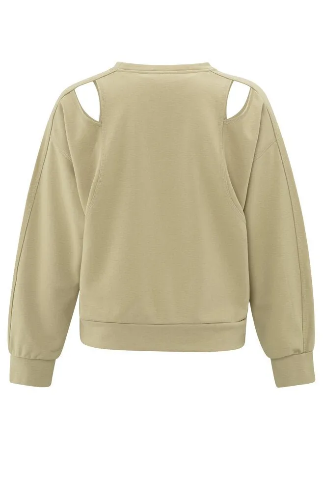 YAYA - Sweater Constructed Safari