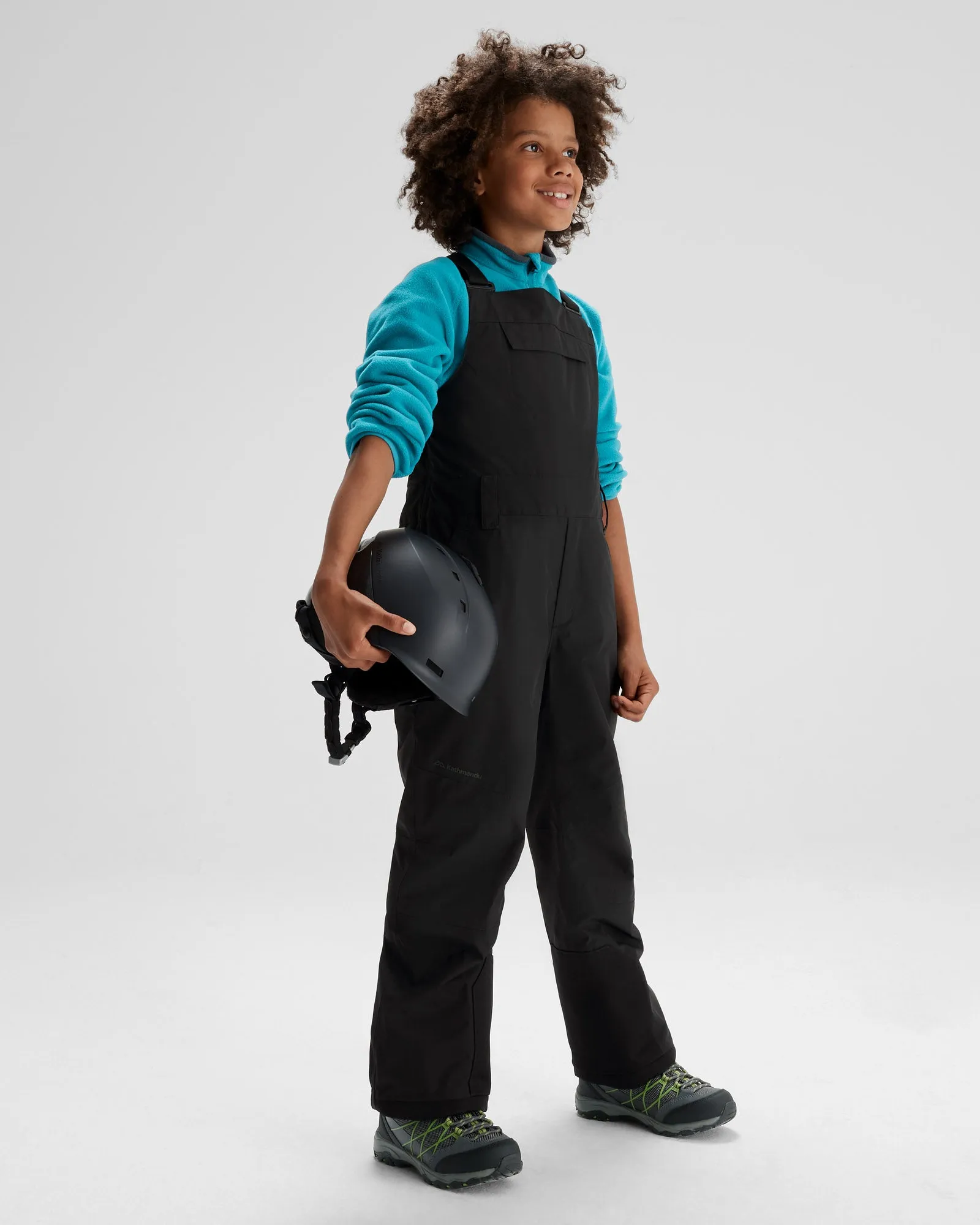 Youth PWDR-Days 2L Insulated Snow Bib - Black Stingray